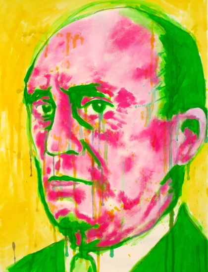 ZAZZLE - 2012 - Schoenberg, 24x18 inches, acrylic on paper